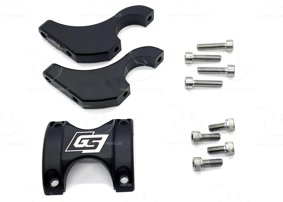 GritShift Direct Mount Stem Riser for E-Bikes, 2" Rise, for 31.8mm Bars